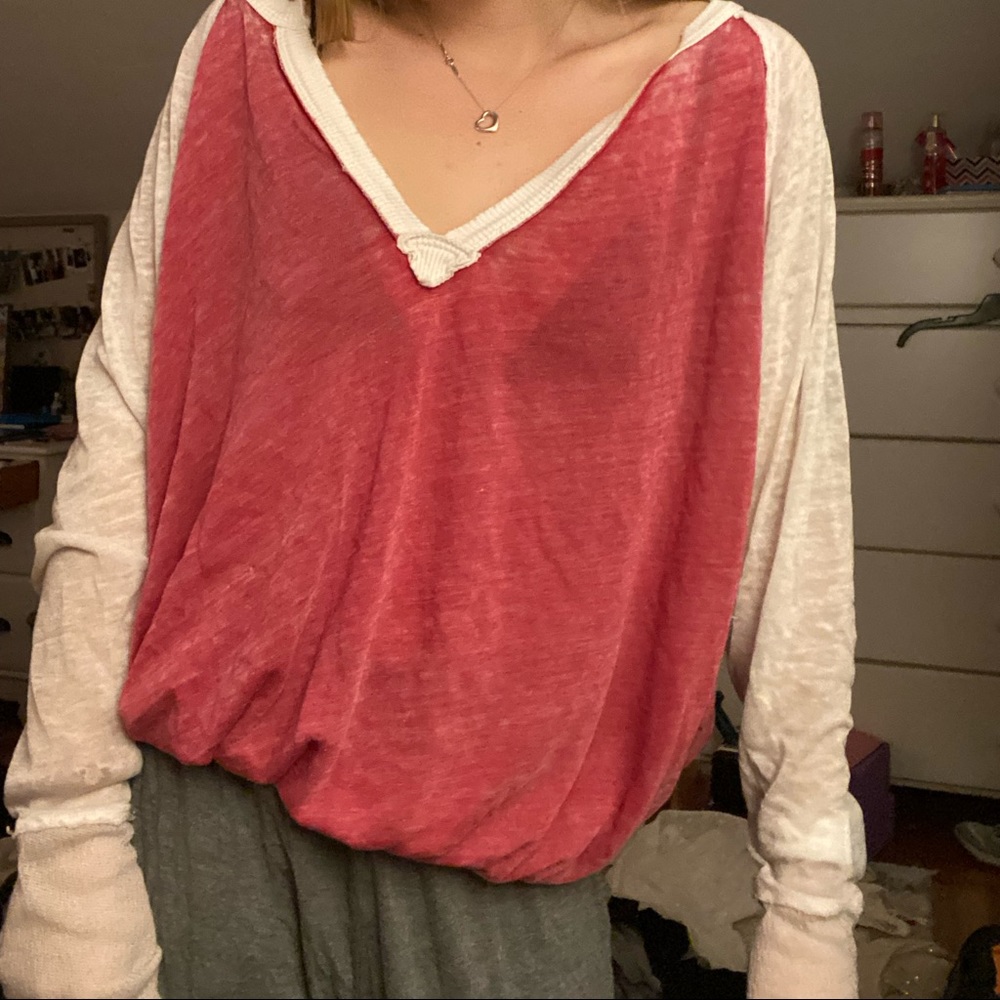 Free people oversized shirt